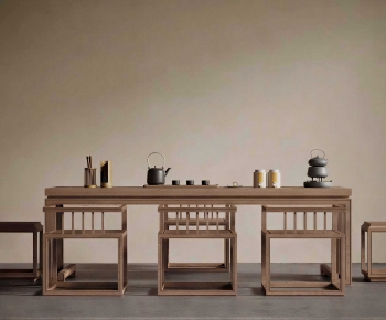 New Chinese Style Tea Tables And Chairs-ID:799958944