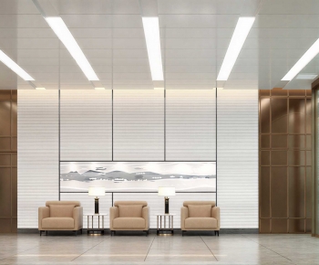 Modern Office Reception Desk-ID:823805093