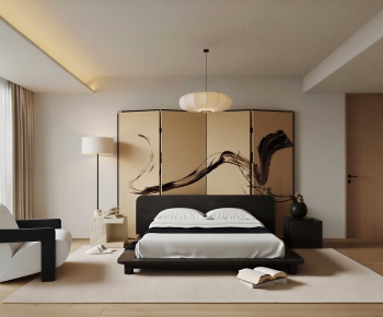 New Chinese Style Bedroom-ID:688939166