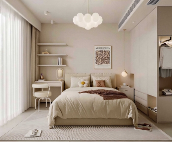 Nordic Style Bedroom-ID:790898088