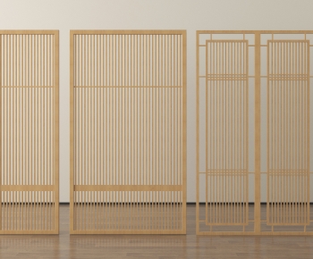 New Chinese Style Wooden Screen Partition-ID:305011031