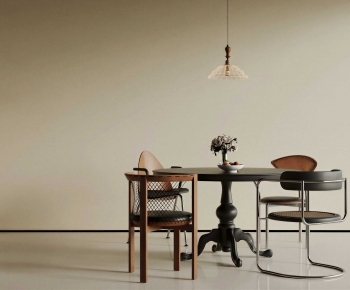 French Style Dining Table And Chairs-ID:816981088