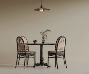 French Style Dining Table And Chairs-ID:711019046