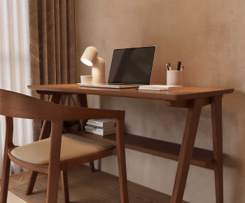 Modern Computer Desk And Chair-ID:679532052