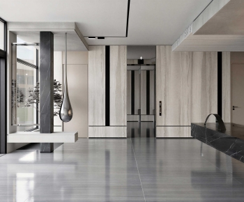 Modern Office Reception Desk-ID:261157996