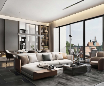 Modern A Living Room-ID:127525093