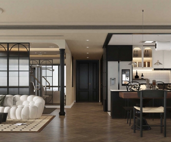 French Style A Living Room-ID:427570109