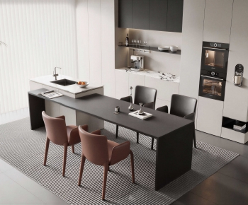 Modern Dining Table And Chairs-ID:349440678