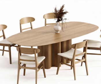Modern Dining Table And Chairs-ID:503237018