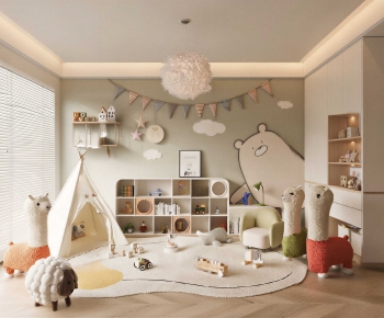 Modern Children's Room Activity Room-ID:185158979