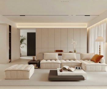 Modern A Living Room-ID:858600134