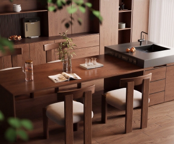 Modern Dining Table And Chairs-ID:331748011