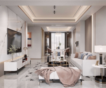 Modern A Living Room-ID:586803912