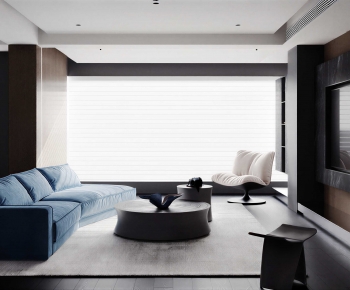 Modern A Living Room-ID:833721267