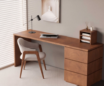 Modern Computer Desk And Chair-ID:554461967