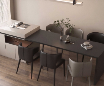 Modern Dining Table And Chairs-ID:765933994