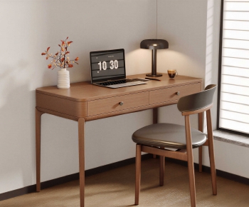 Modern Computer Desk And Chair-ID:687880584