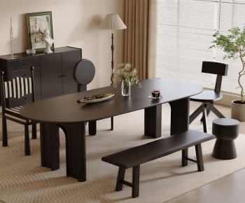 Modern Dining Table And Chairs-ID:317437894