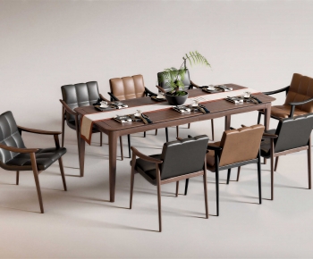 Modern Dining Table And Chairs-ID:792521955