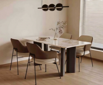 Modern Dining Table And Chairs-ID:538674126