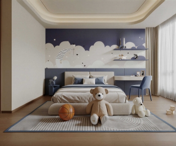 Modern Boy's Room And Son's Room-ID:585844992