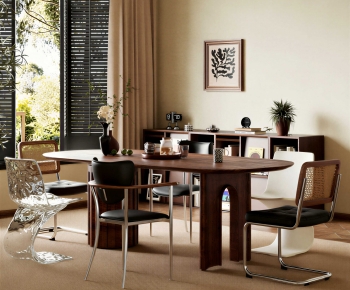 Modern Dining Table And Chairs-ID:500339033