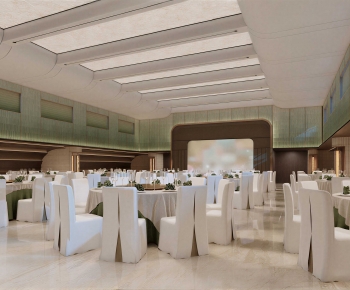 Modern Banquet Hall-ID:677218912