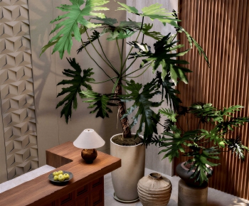 Modern Ground Green Plant Potted Plants-ID:102135904