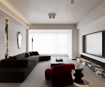 Modern A Living Room-ID:704397925
