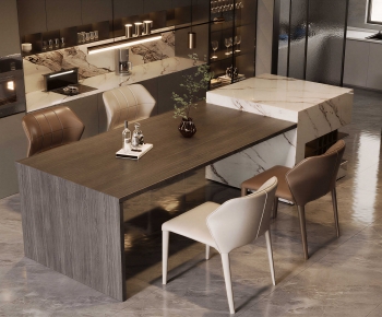 Modern Dining Table And Chairs-ID:561321029