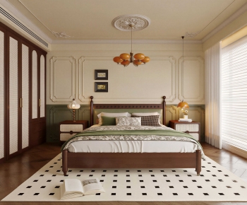 French Style Bedroom-ID:888612994