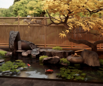 New Chinese Style Rockery Waterscape-ID:486291892