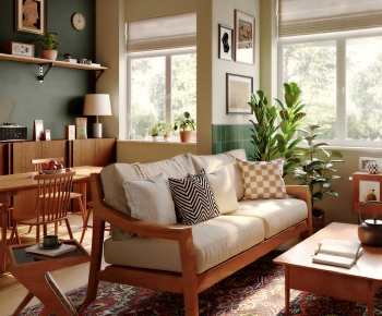 Modern A Living Room-ID:585403923