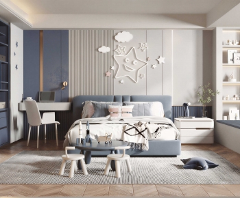 Modern Boy's Room And Son's Room-ID:346695908