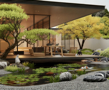 New Chinese Style Courtyard/landscape-ID:675045016