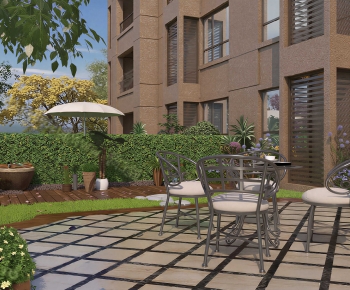 Modern Courtyard/landscape-ID:375102044