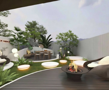 Modern Courtyard/landscape-ID:930147899