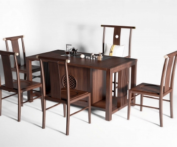 New Chinese Style Tea Tables And Chairs-ID:335036047