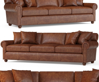 Modern Three-seat Sofa-ID:655383115