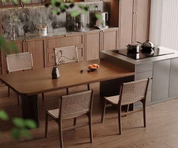 Modern Dining Table And Chairs-ID:537139894