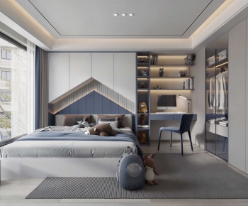 Modern Boy's Room And Son's Room-ID:101389987