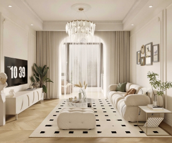 French Style A Living Room-ID:950509078