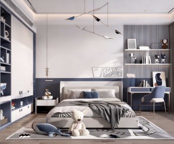 Modern Boy's Room And Son's Room-ID:404004103