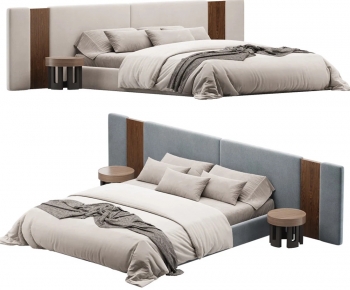 Modern Double Bed-ID:997755053