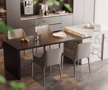 Modern Dining Table And Chairs-ID:890866992