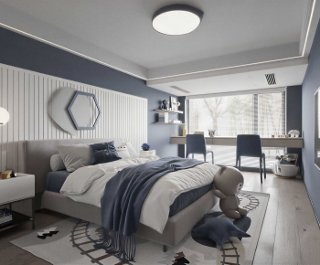 Modern Boy's Room And Son's Room-ID:764542104