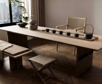 New Chinese Style Tea Tables And Chairs-ID:800979134