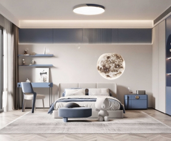 Modern Boy's Room And Son's Room-ID:497798985