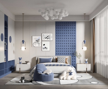 Modern Boy's Room And Son's Room-ID:749867922