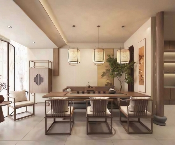 New Chinese Style Dining Room-ID:526492122
